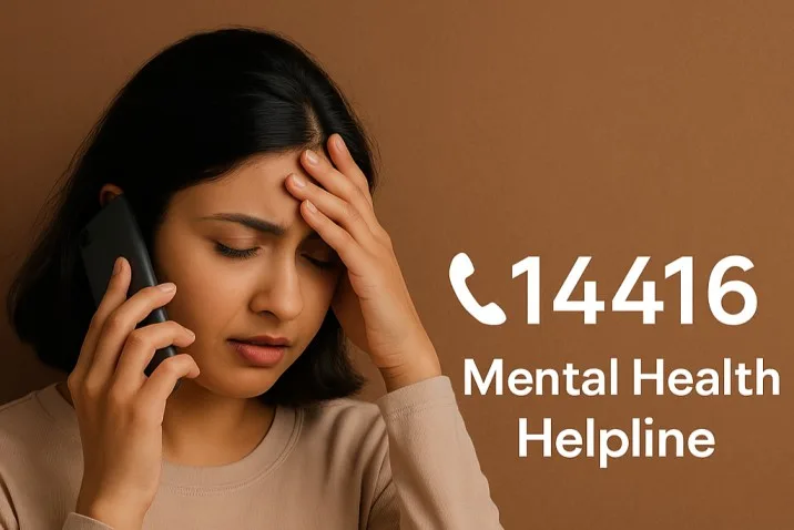 14416 - Mental Health Helpline Counselling Number