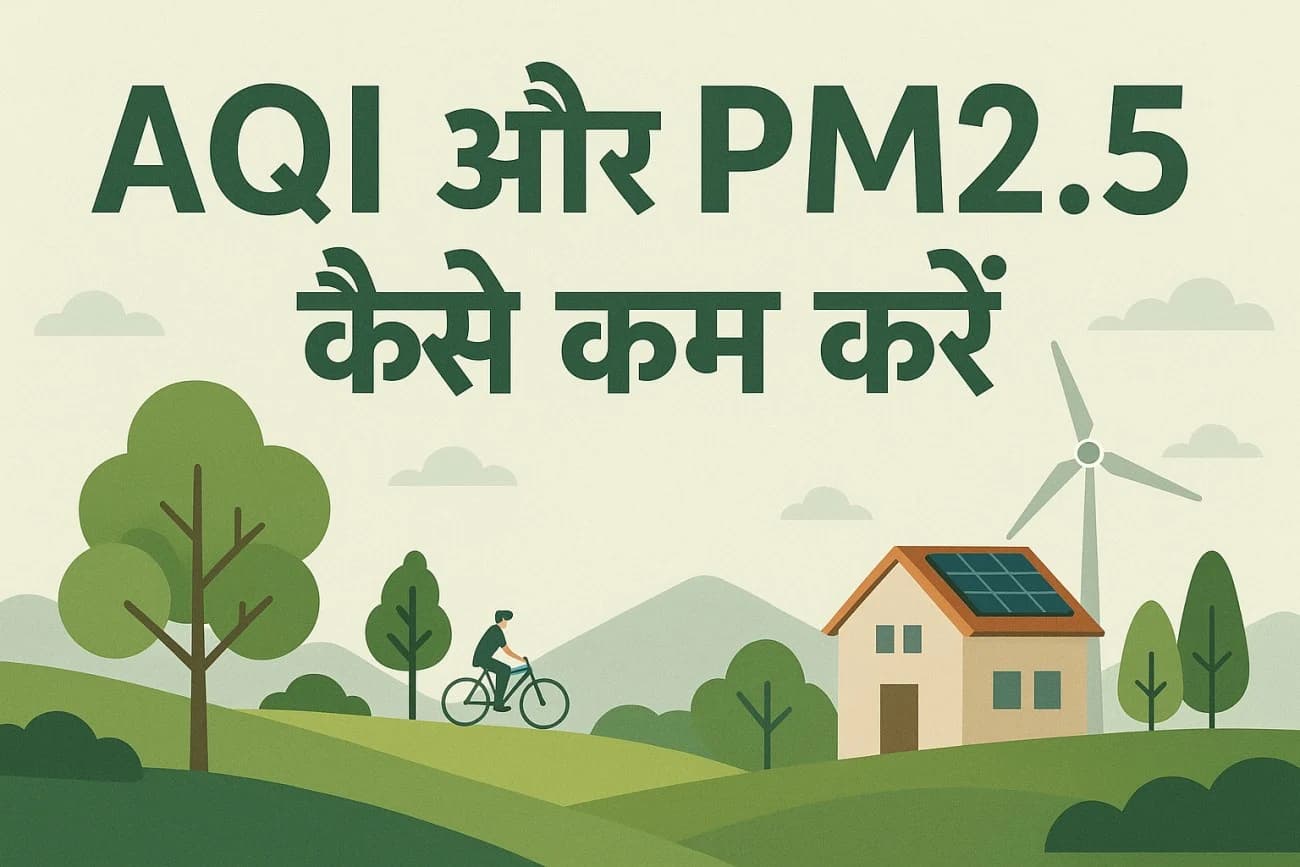 घर की AQI और PM2.5 तुरंत कम करने के 9 सबसे आसान तरीके