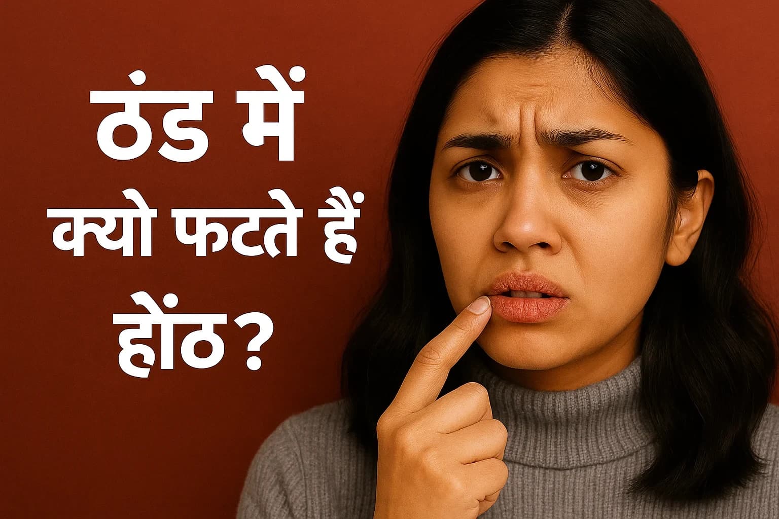 ठंड में होंठ क्यों फटते हैं?