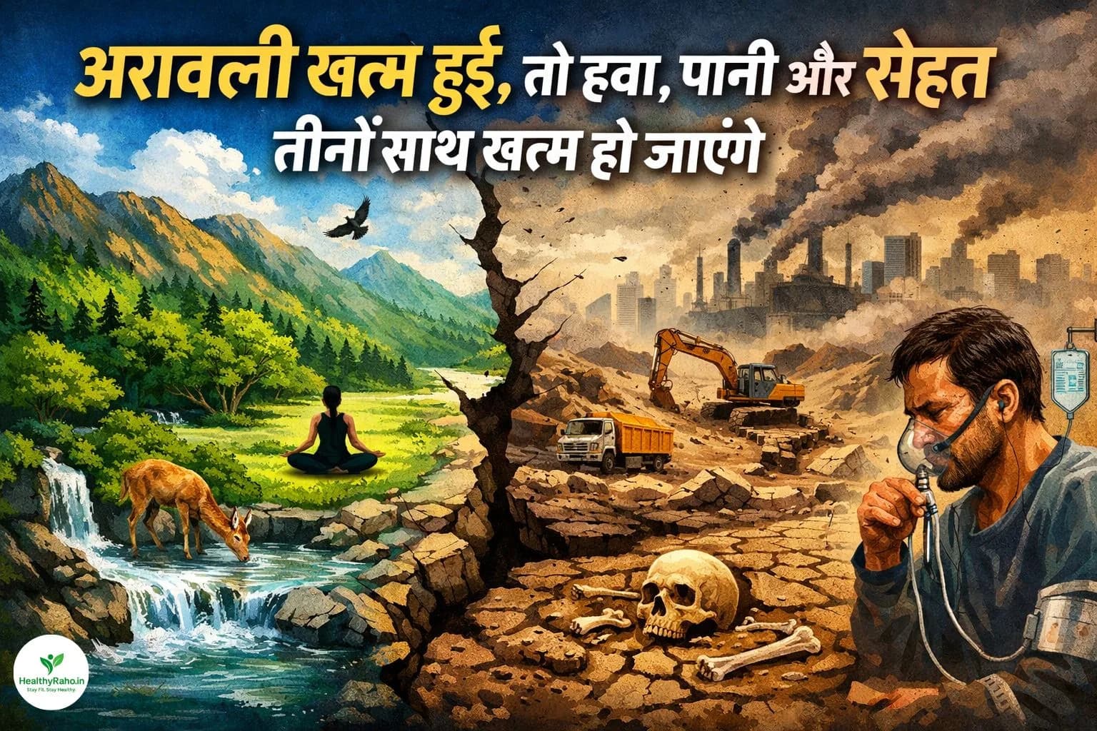 अरावली खत्म सब खत्म।