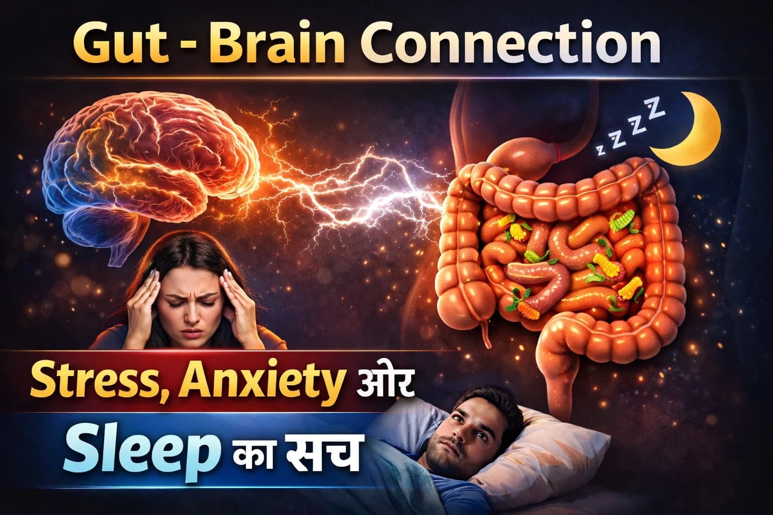 Gut–Brain Connection: Stress, Anxiety और Sleep का सच
