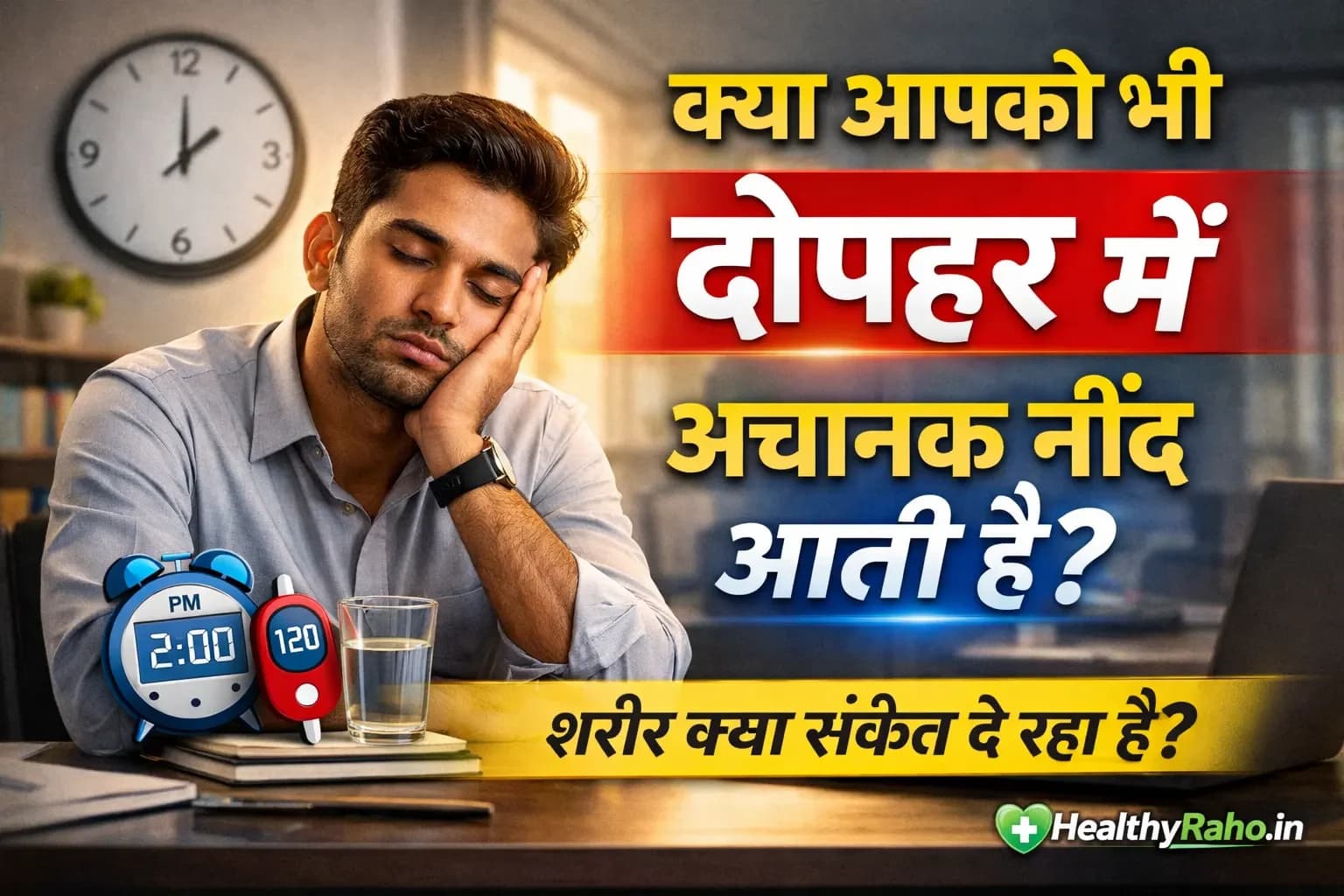 क्या आपको भी दोपहर में अचानक नींद आती है?