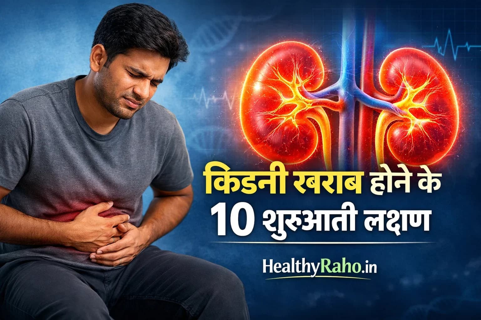 किडनी खराब होने से पहले शरीर कई संकेत देता है।