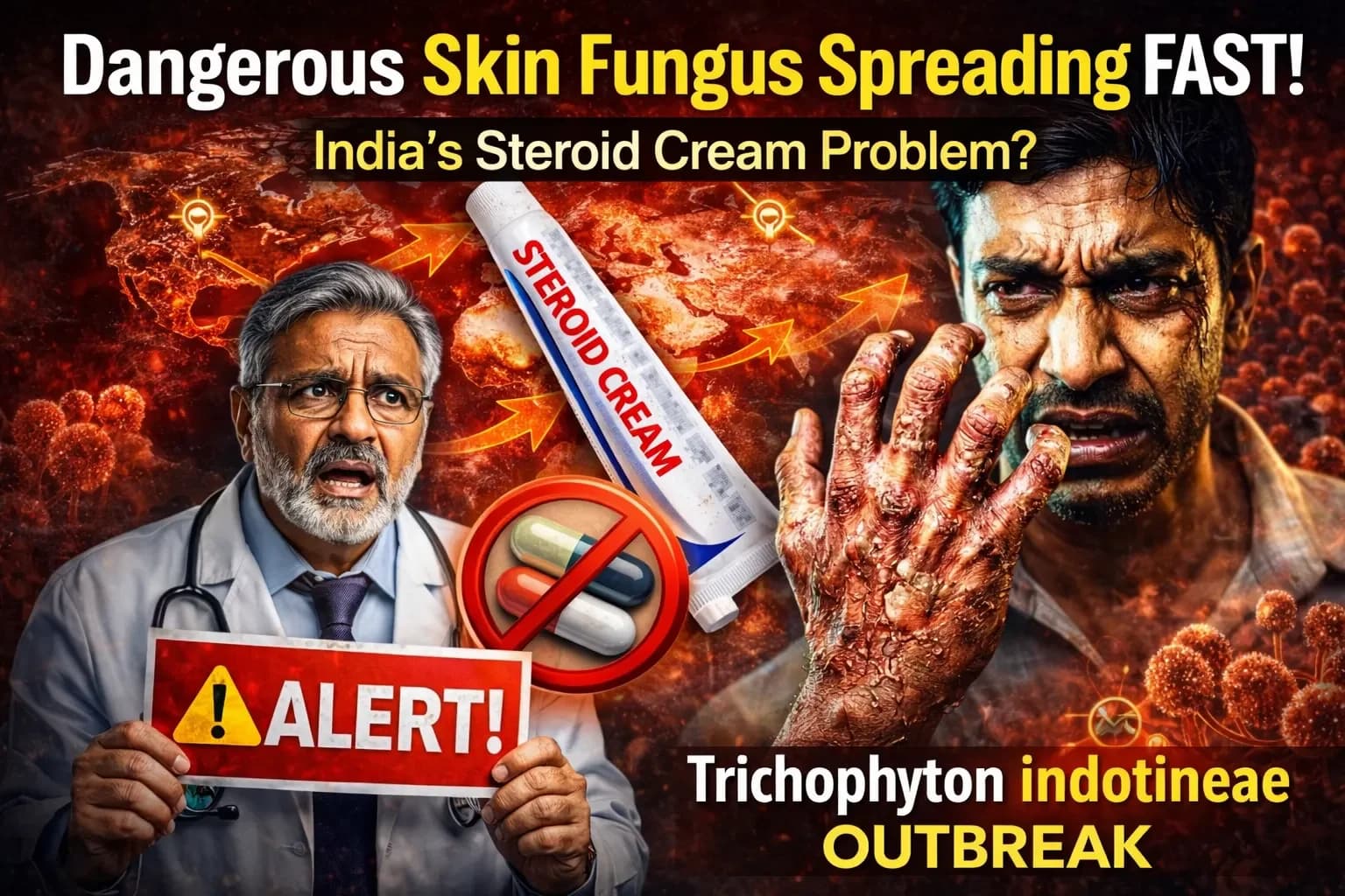 Trichophyton indotineae (Skin Fungus)