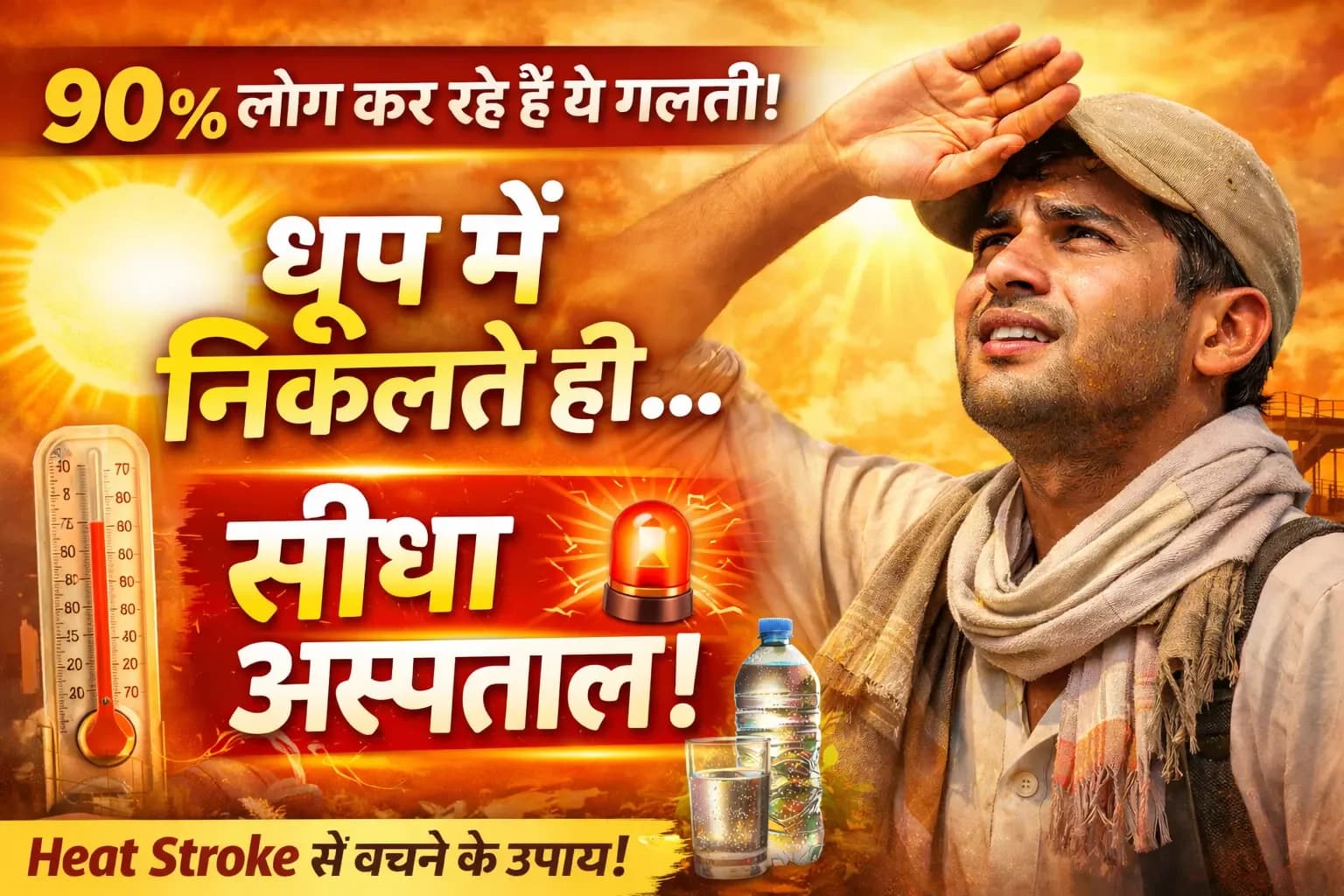 गर्मी में ये 10 गलतियां मत करना।