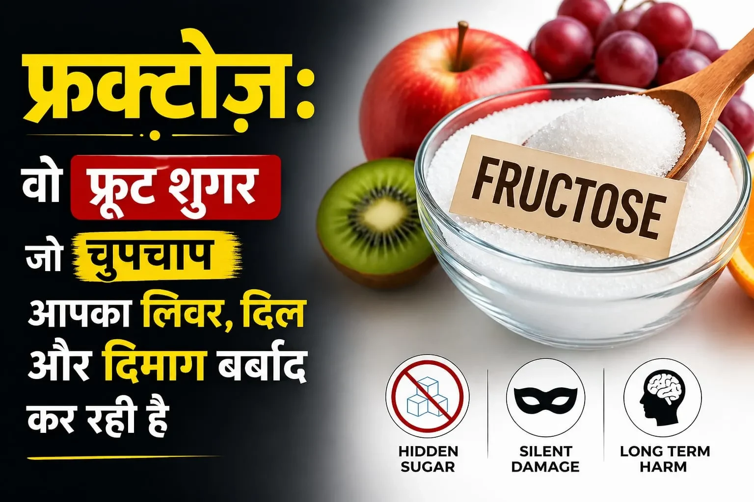 फ्रक्टोज़ Fatty Liver, Diabetes और Obesity की जड़