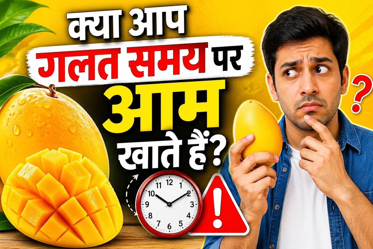 क्या आप गलत समय पर आम खाते हैं?