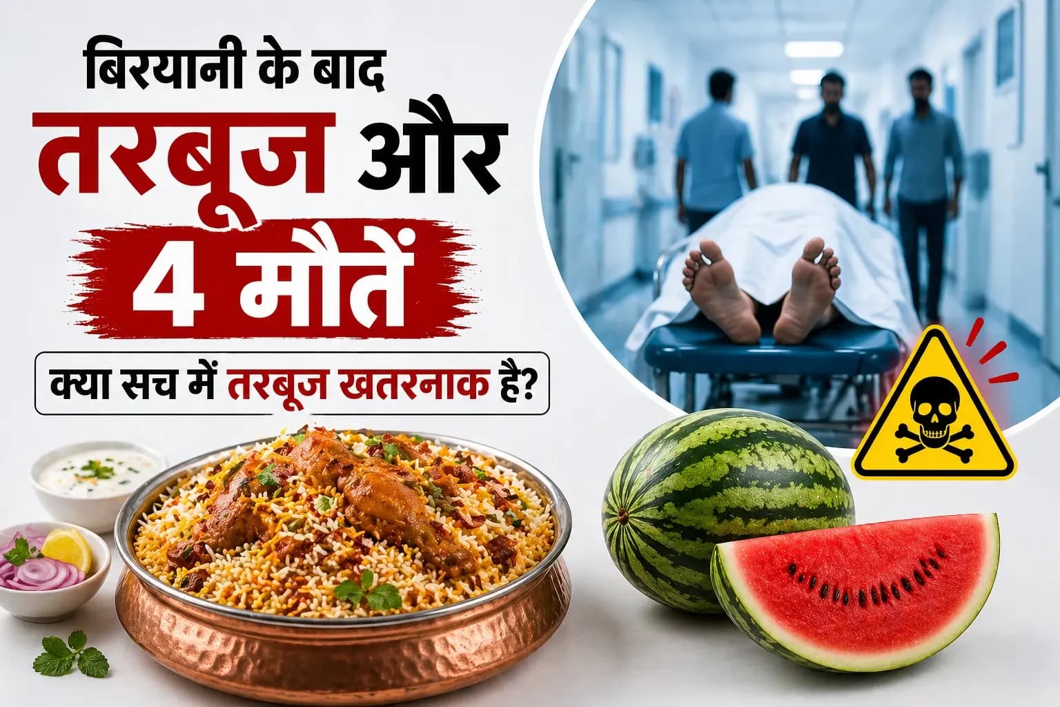 बिरयानी के बाद तरबूज और 4 मौतें - क्या सच में तरबूज खतरनाक है?