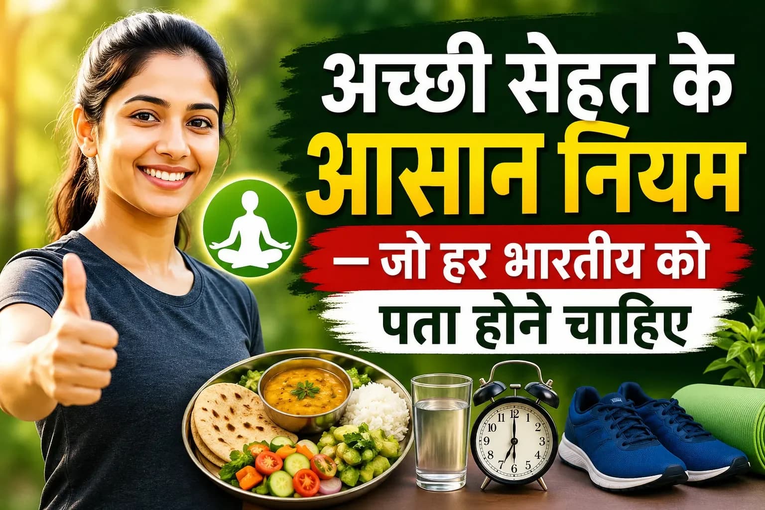 अच्छी सेहत के 10 आसान नियम - जो हर भारतीय को पता होने चाहिए