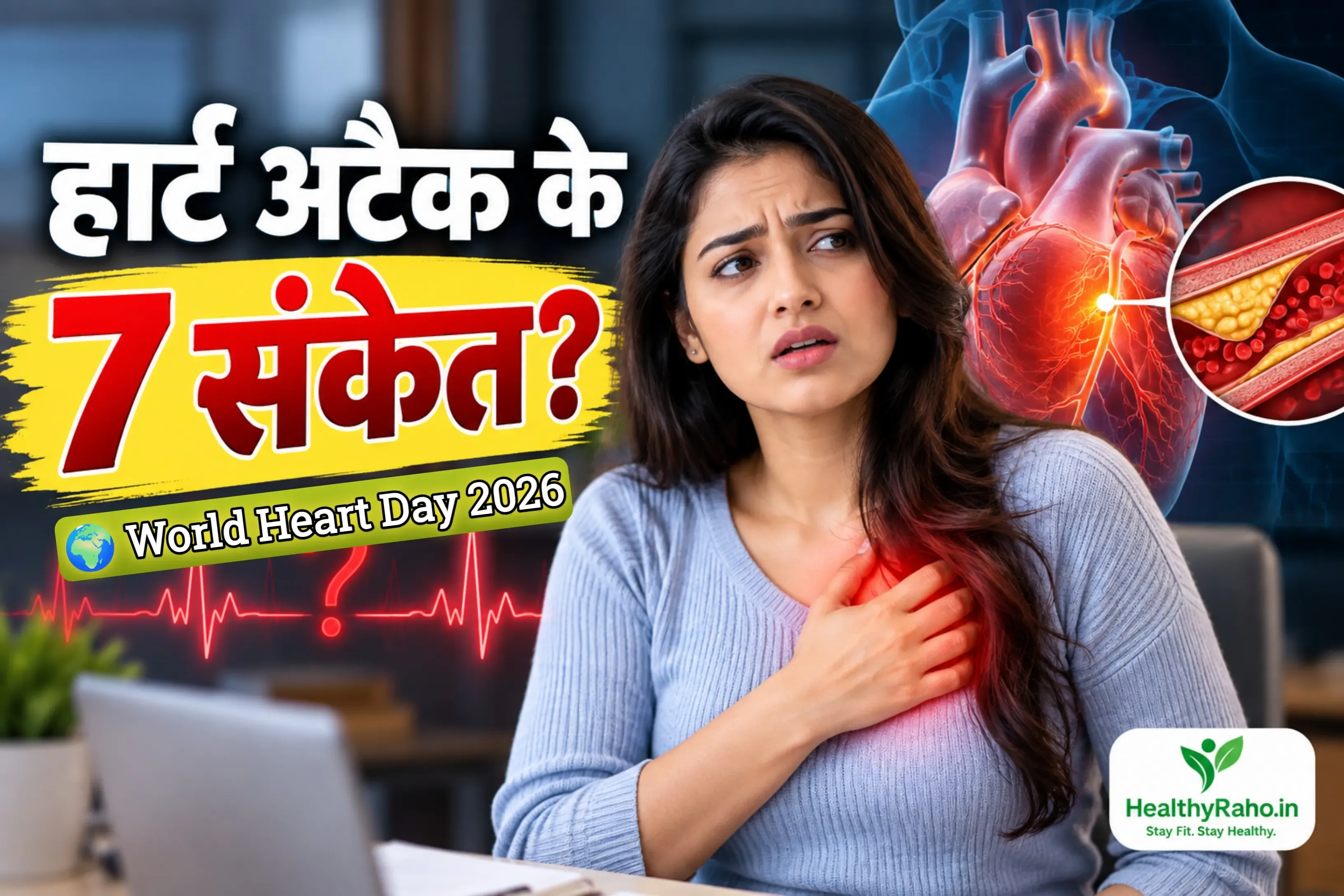 World Heart Day 2026: Heart Attack ke 7 Warning Signs