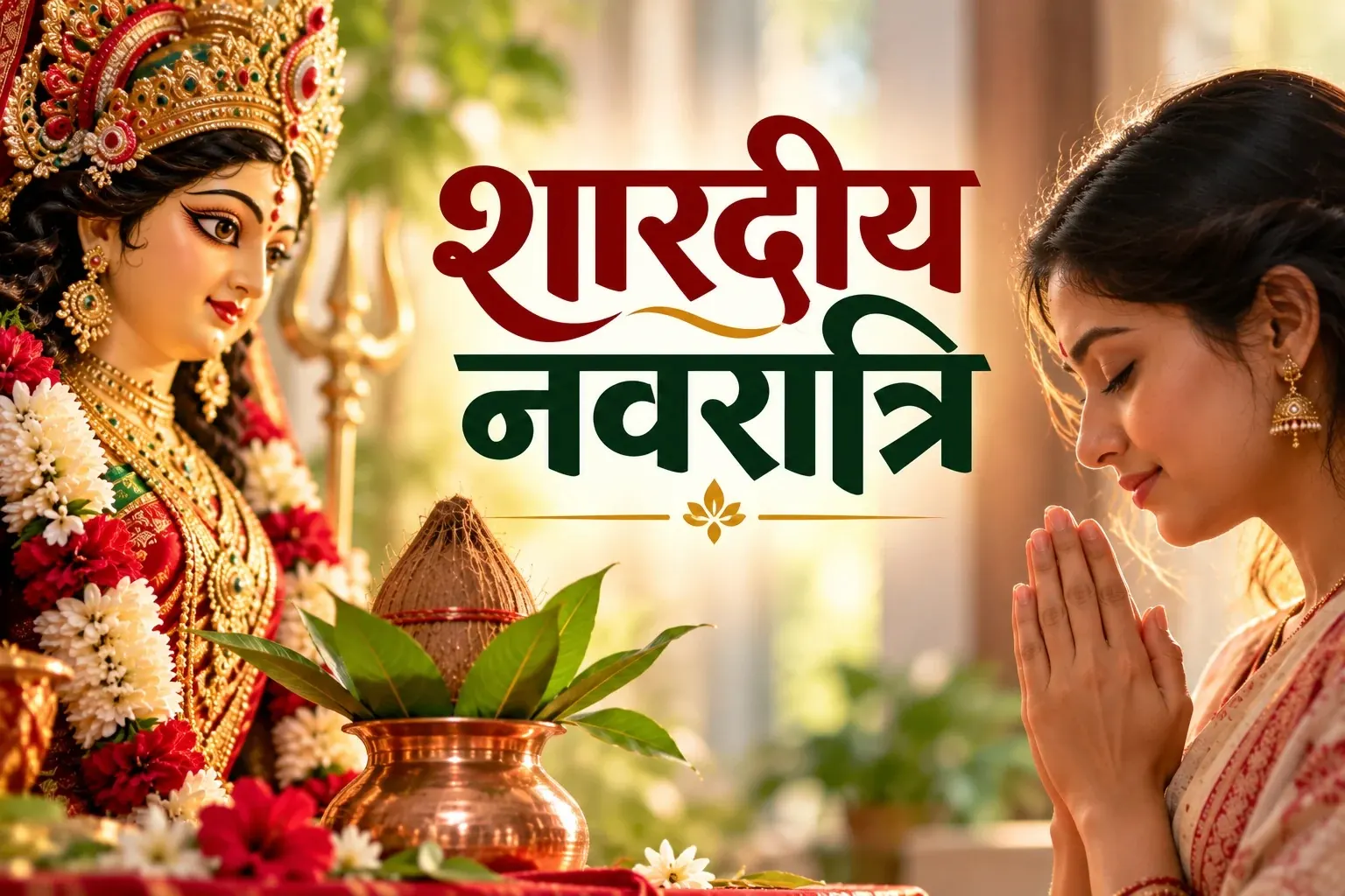 Shardiya Navratri & Durga Puja 2026 – पूजा, पंडाल और स्वास्थ्य का संगम