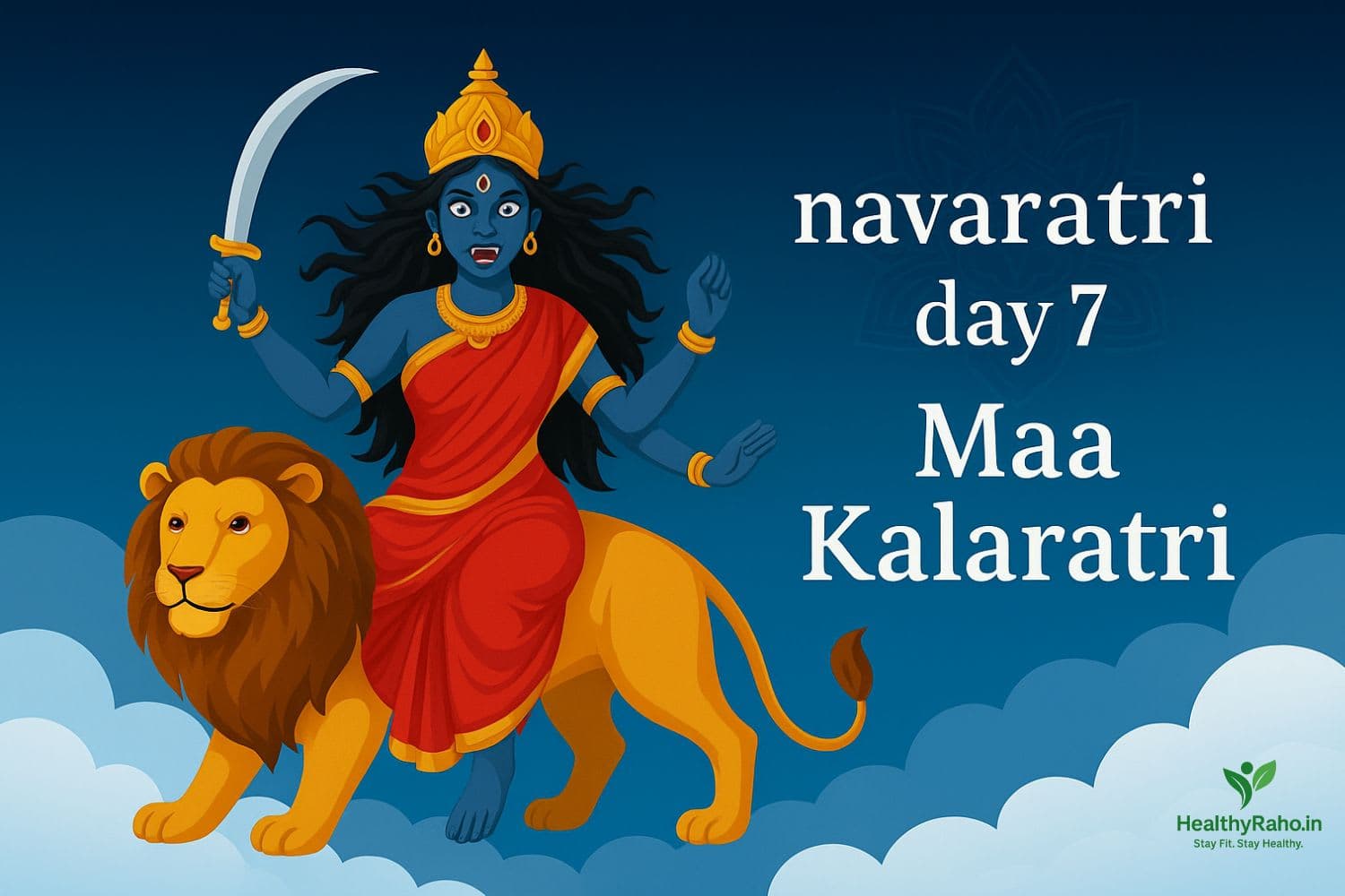 🌑 नवरात्रि सातवां दिन – माँ कालरात्रि की पूजा विधि, कथा और चमत्कारी लाभ नवरात्रि सातवां दिन – माँ कालरात्रि की पूजा