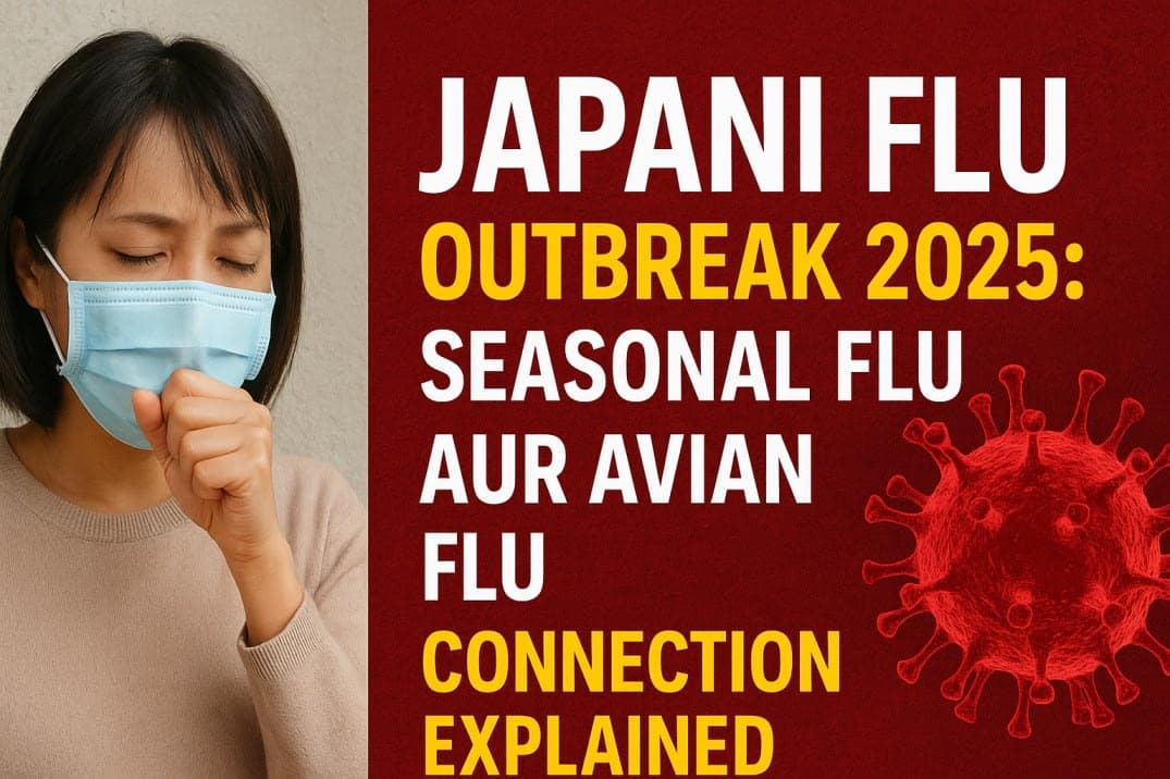 🦠 जापानी फ्लू प्रकोप 2025: बढ़ता वैश्विक खतरा और उससे बचाव के 5 प्रमुख उपाय Japani Flu Outbreak