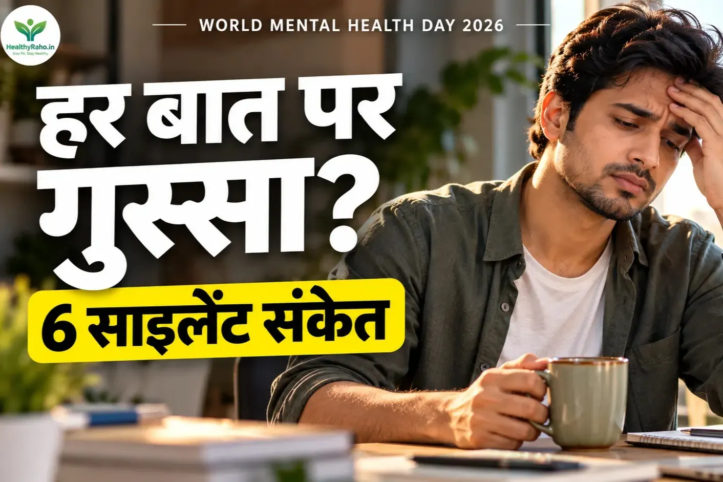 World Mental Health Day 2026: हर बात पर चिड़चिड़ापन? 6 साइलेंट संकेत World Mental Health Day 2026: हर बात पर चिड़चिड़ापन? 6 साइलेंट संकेत